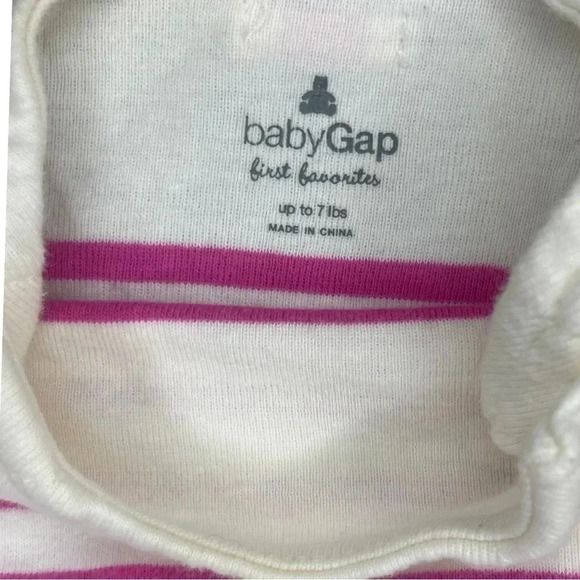 Vibrant Baby Bodysuit Onsie & Sleeper Set | “Sweet as Sugar” & Baby Gap Stripe - Picture 4 of 8